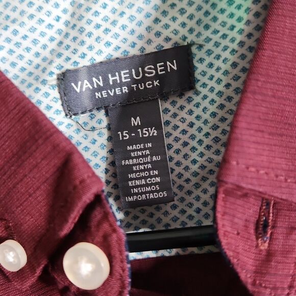 š„Brand New!š„ VanĀ HeusenāMen's Button-up Shirt - SIZEāM - Picture 5 of 9
